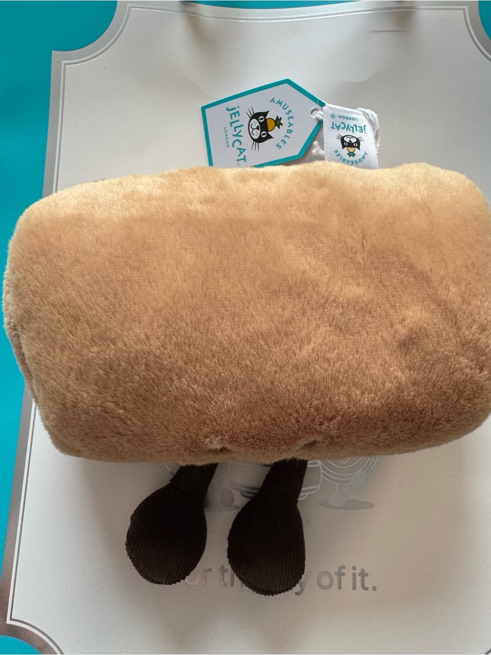 JELLYCAT Plush pain at chocolate  from Paris